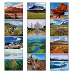 Glorious Getaways Mini Wall Calendar